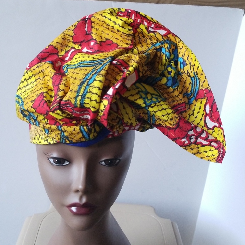Trendy African wax head wrap/scarf/tie/turban.
